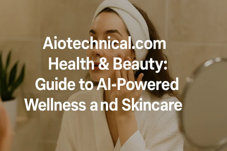 Aiotechnical.com Health & Beauty: Your Ultimate Guide to AI-Powered Wellness and Skincare in 2025
