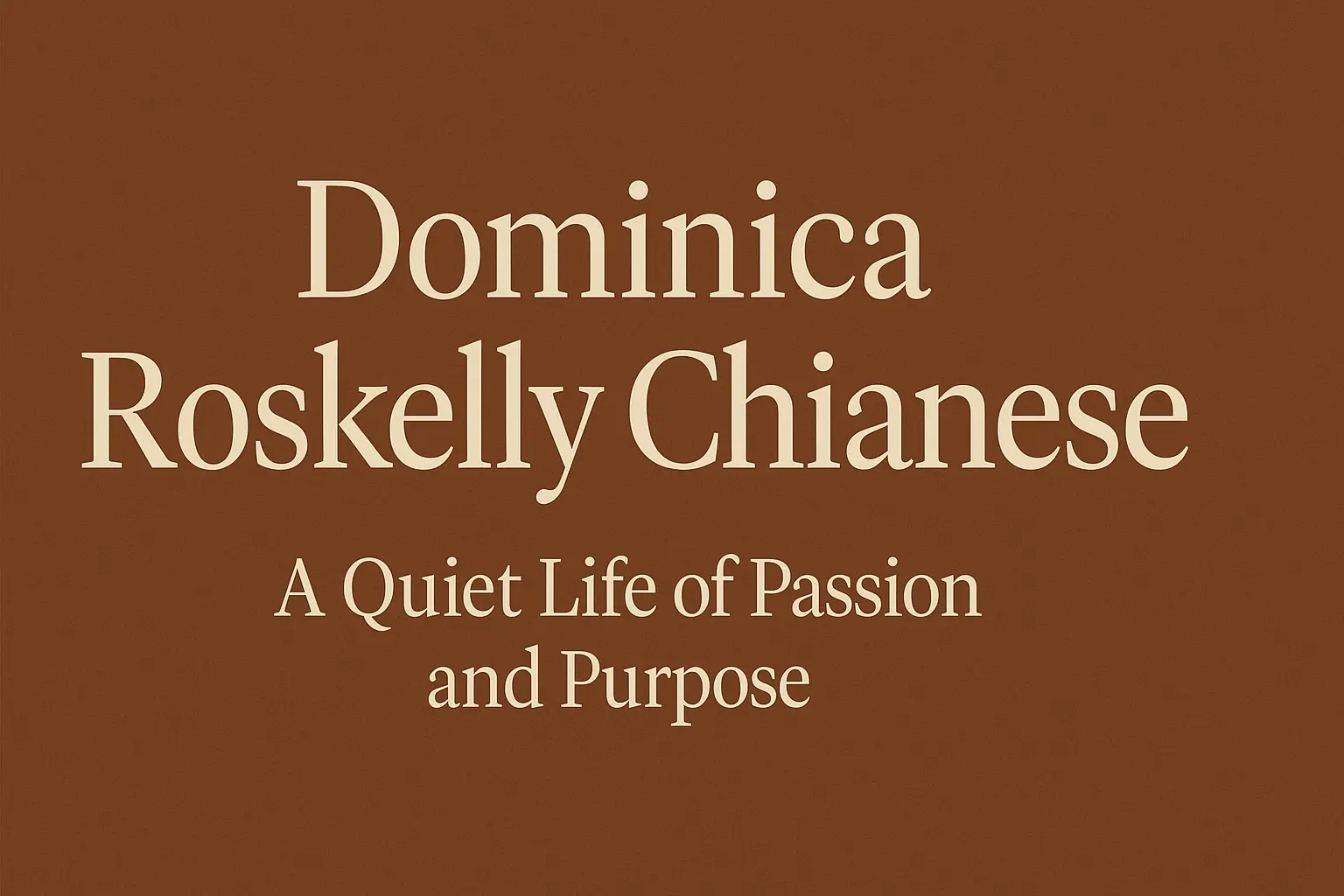 Dominica Roskelly Chianese