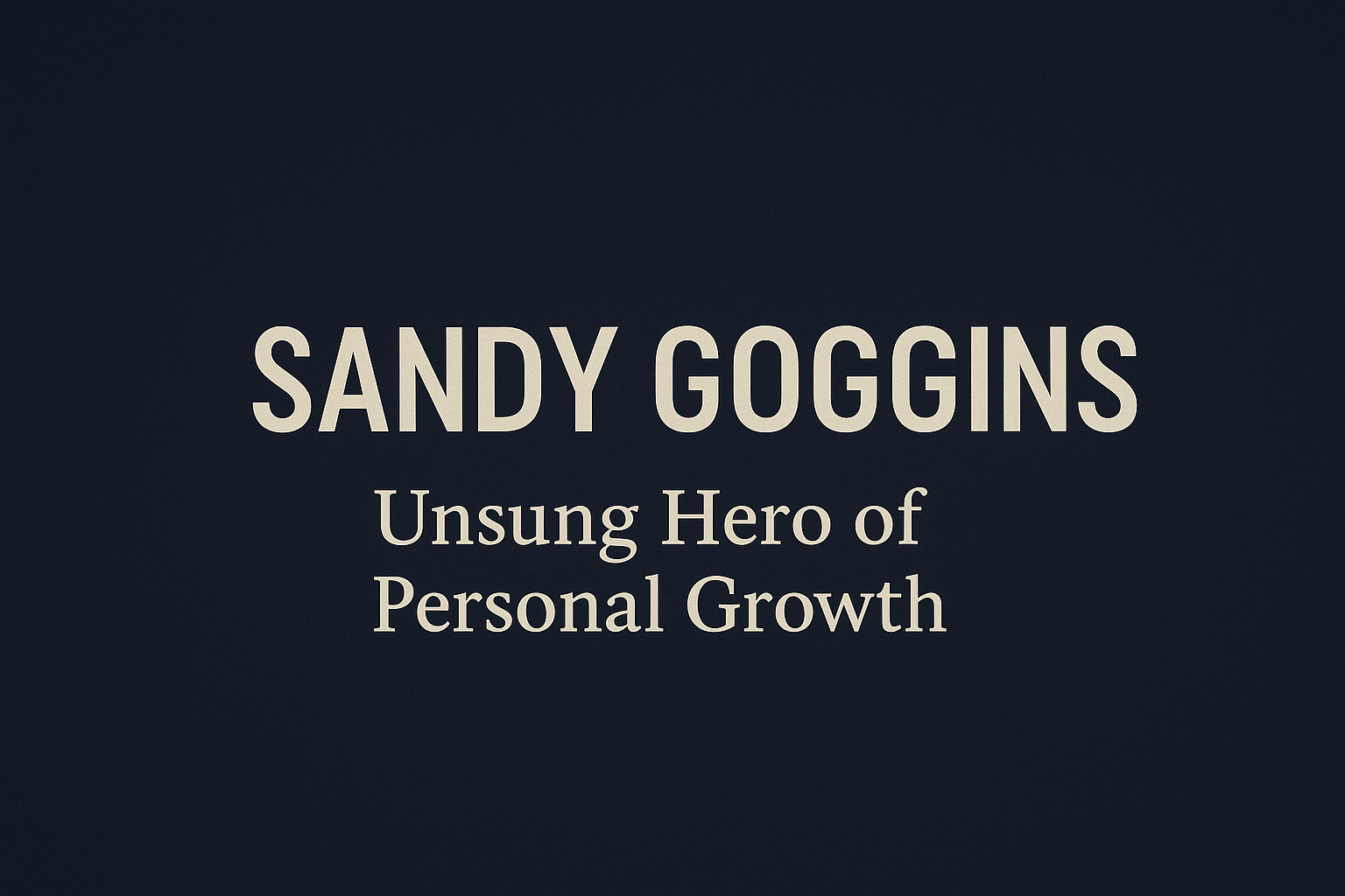 Sandy Goggins